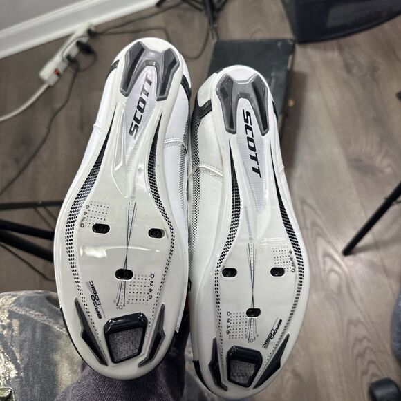 Scott Road Comp Lady Gloss White/Gloss Black Size 8 US 41 EU - Picture 3 of 7